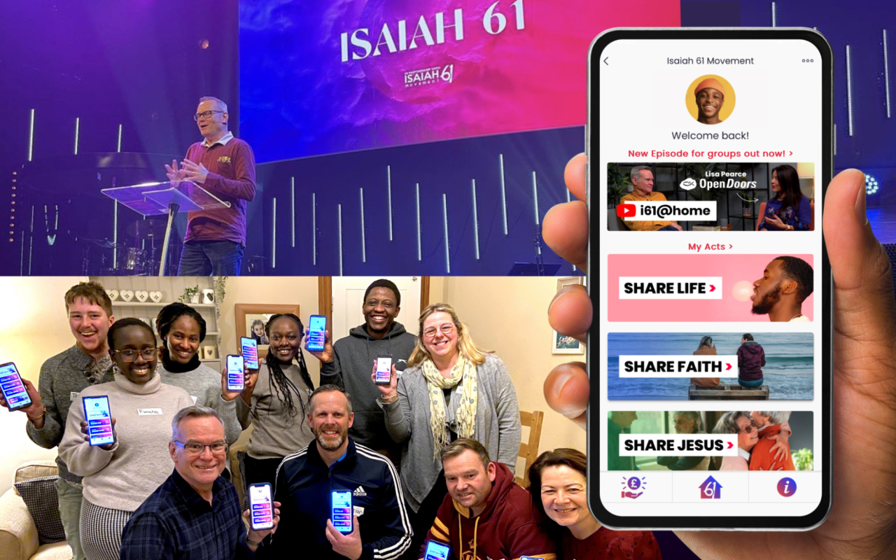 Screenshot of Become a Jesus sharing church with i61m