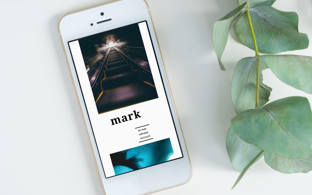 Screenshot of Gospel of Mark