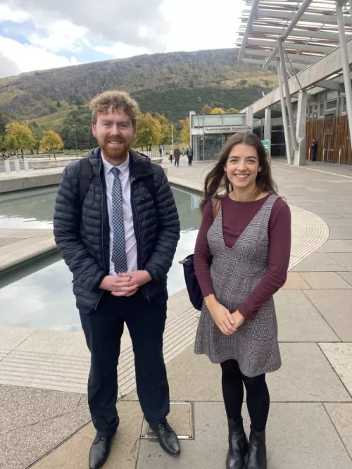 CSE Event outside Holyrood